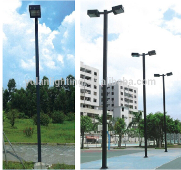 hot selling square tapered light pole dual arm