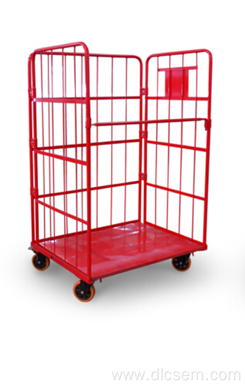 Logistics OEM Cage Trolley with Belt