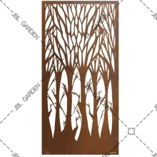 Laser Cut Corten Steel Fence