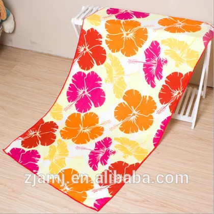 Microfiber printed home towel