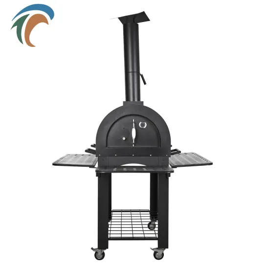 Oem Service Portable Cold rolled steel Commercial  Pizza Oven Pizza Stone OUTDOOR Hot Selling Horizon huge size Garden