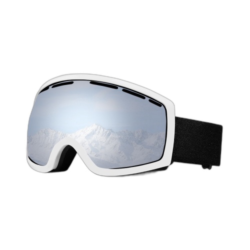 Oversized Snow Goggles with Mirrored PC Lens