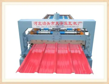 Wall cladding machine roof metal tile roll forming