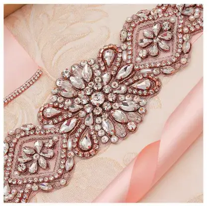 Top Selling Wholesale Rhinestone Wedding Bridal Belts and Crystal Rhinestone Sashes