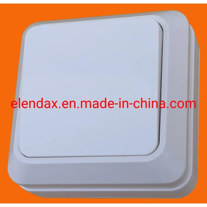 Sakelar Daya Dinding Terpasang di Permukaan Gaya Eropa S1101