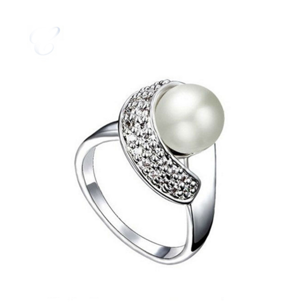 Custume Pearl Rings For Woman