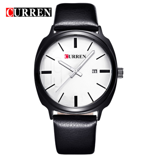 curren latest quartz watch for business men casucal style