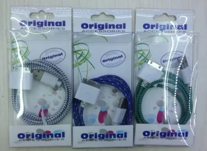 mobile phone braided usb data cable