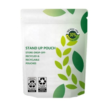 CM Custom Biodegradable Compostable Kraft Paper Ziplock Food Bags