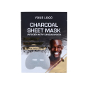 Zwart bamboe houtskoolmasker gezichtsmasker voor de mens