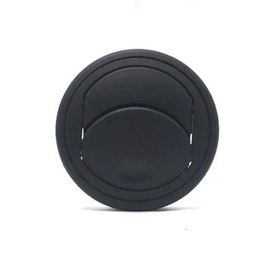 Adjustable Black Round Auto Air Conditioning Vent