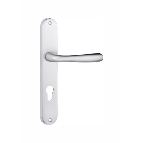 Security Door handle chrome finish