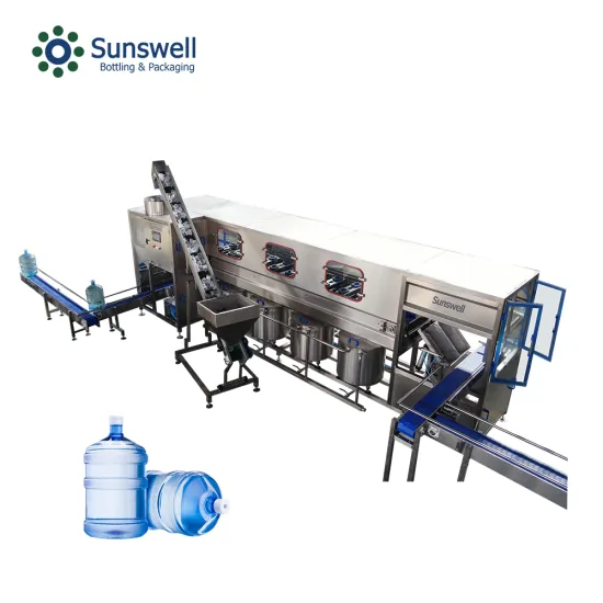 Full Automatic Water 5 Gallon Bottle Filling Machine