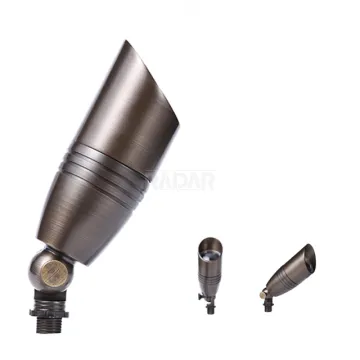 Brass Spot Light 12V AC/DC Low Voltage for Garden & Park Landscape Decor