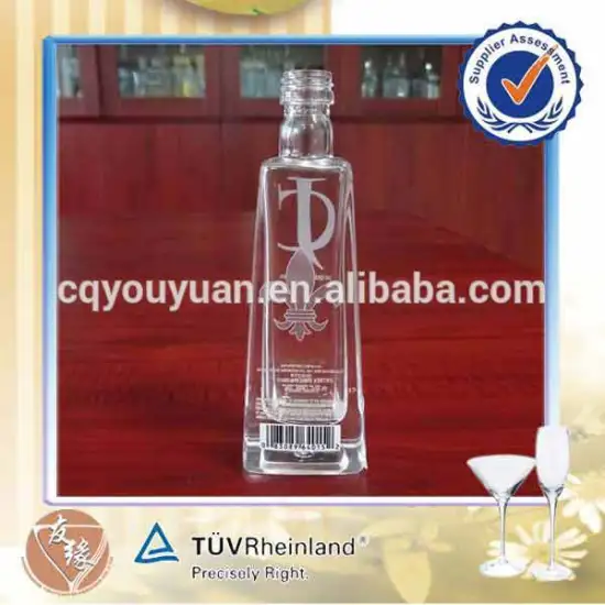 50ml Cognac Packaging Bottle Wholesale Empty Mini Liquor Bottles