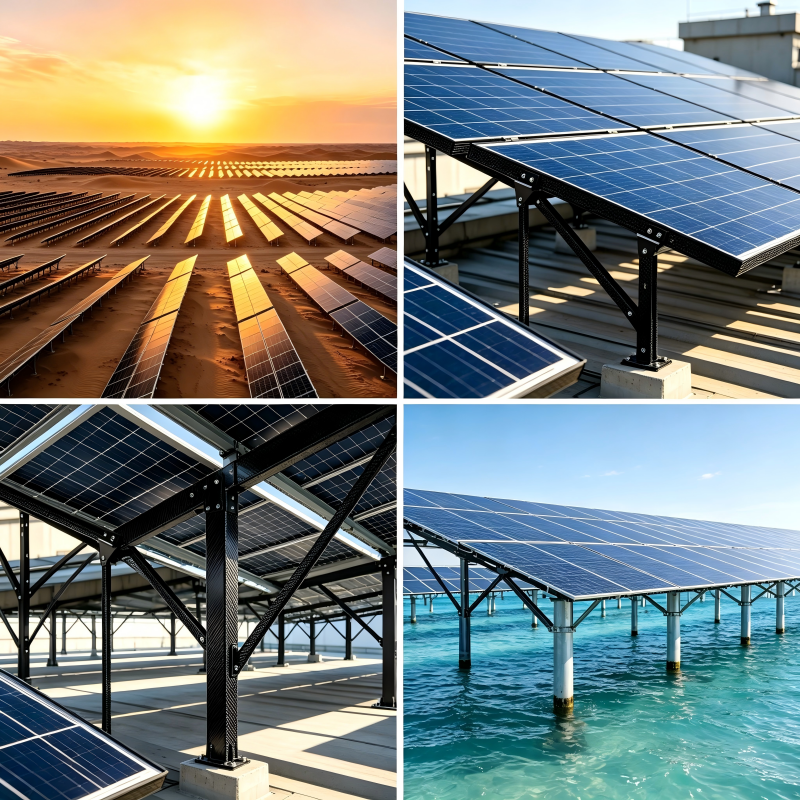 carbon fiber photovoltaic bracket