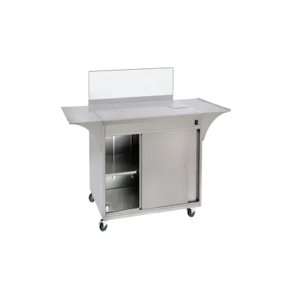 Custom Stainless Steel Commercial Kitchen Cart