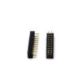 1,27 mm encabezado femenino dual fila recta