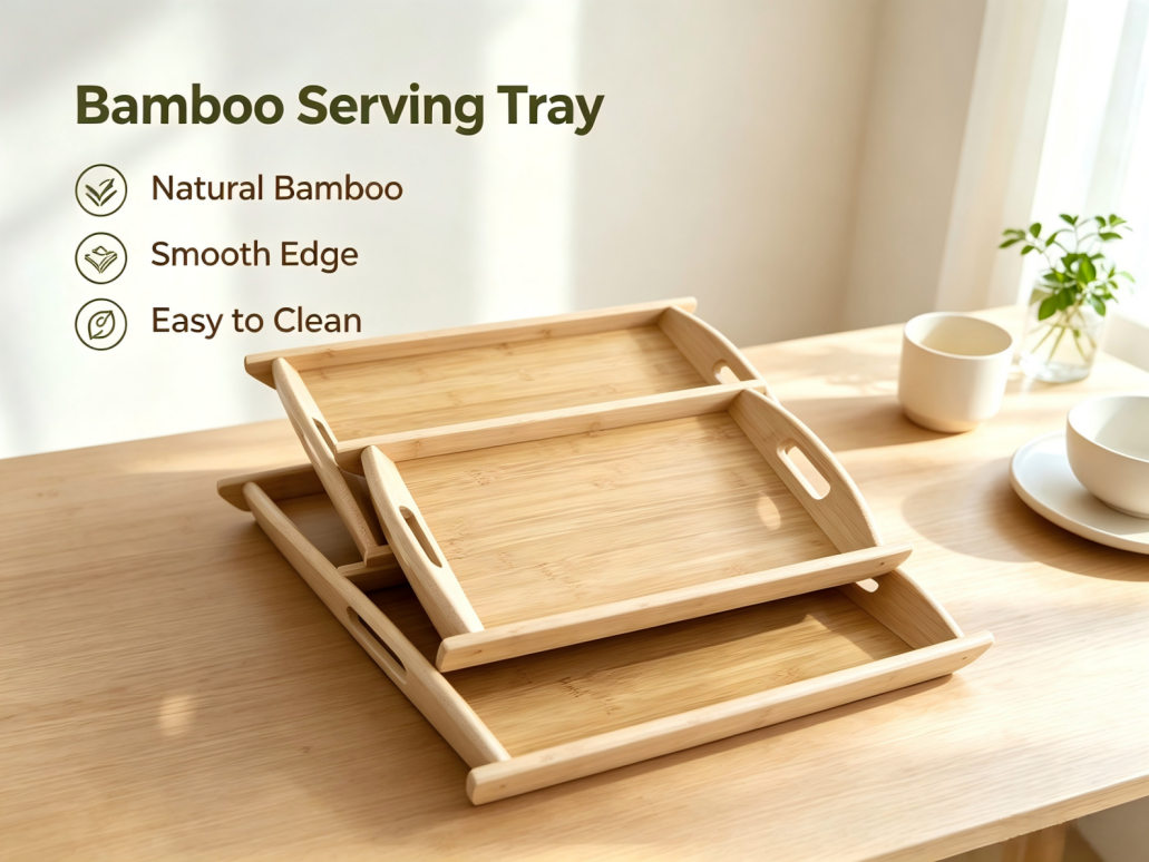 custom bamboo tray