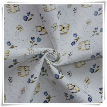 2014 fashion printed cotton pajamas fabric