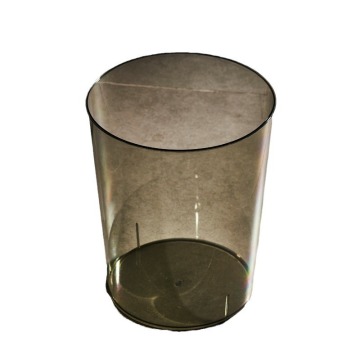 Smart Plastic Trash Bin: Dormitory Office Rubbish, Nordic Design, Round Open Top, Transparent and Eco-Friendly Waste Basket