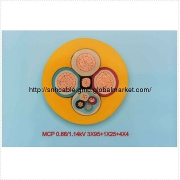 Mining Cable/Mine Cable MCP-0.66/1.14KV