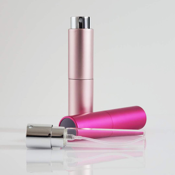 top quality aluminum shell travel size round perfume oil atomizer refillable perfume 10ml 20ml 35ml