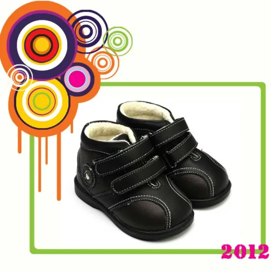 Classic Black Soft Infant Boots,kids boots PB-8010BR
