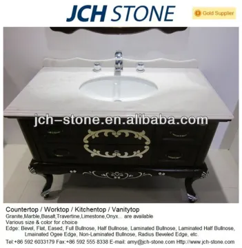 China supply marble cheap bathroom vanity tops