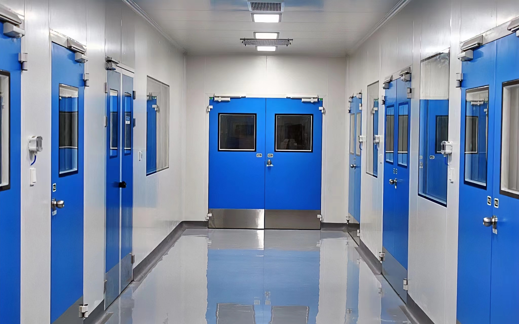 Automatic Medical Cleanroom Double Door