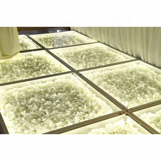 See-Through Dance Floor with LED Spot Lighting for Club Decoration Party