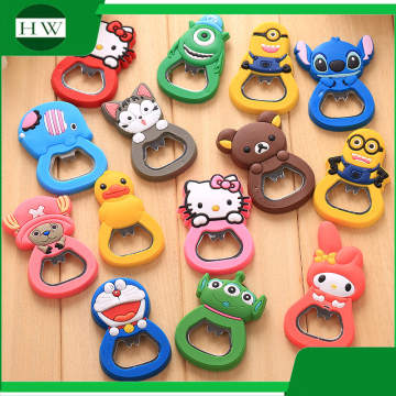 Free Sample Artigifts Cartoon Bottle Opener Parts Promotional Cheap Custom Bulk Beer Bottle Opener