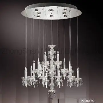 Romantic Crystal Villa Inmetro Fancy Unique Chic Pendant Lamp Fixtures