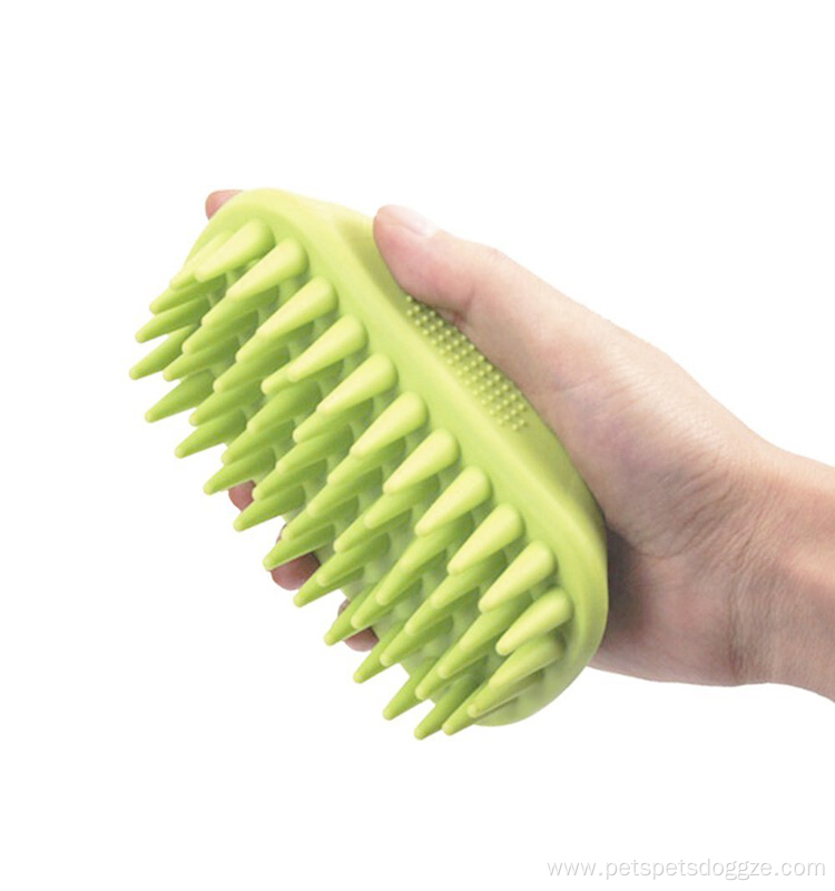 silicone Pet Grooming Tool Supplies Grooming Brush