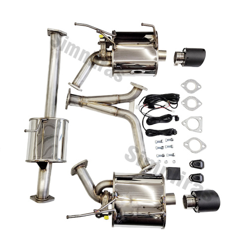 Cat-Back di scarico per Honda S2000 00-05 in fibra di carbonio/punte in titanio Controller valvola opzionale
