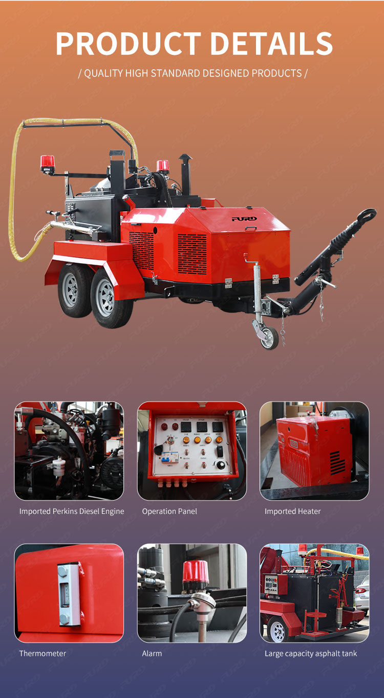 500L asphalt joint sealing machine