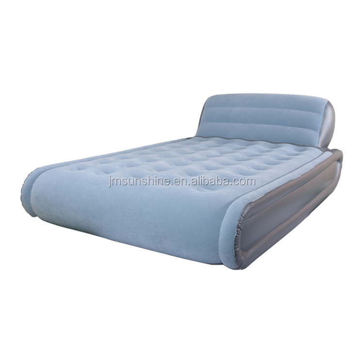 Colchón inflable de la cama inflable para el respaldo del respaldo del tamaño de la reina