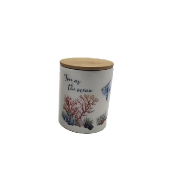 Керамическая банка для хранения Ocean Coral (650 мл)