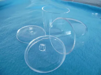 clear silica quartz crucible