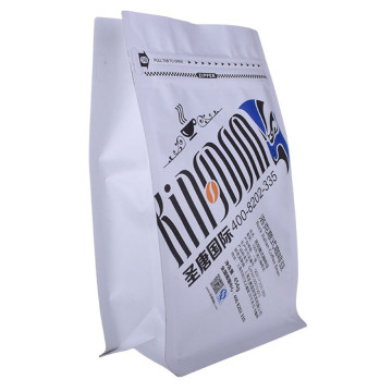Kaffepulverpose Ziplock-emballagepose med ventil