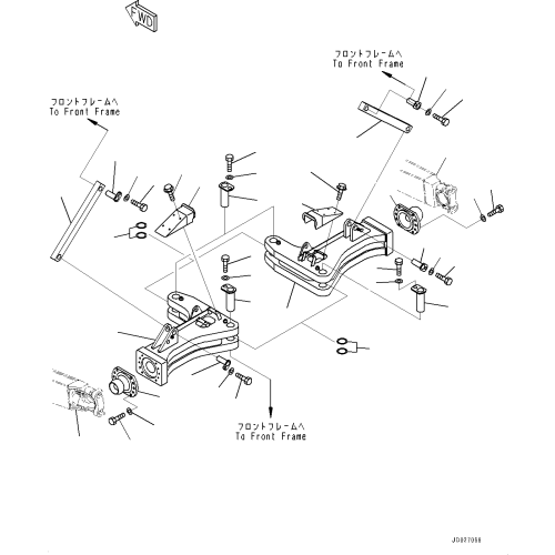 17M-71-21370 TRUNNION FOR D275A