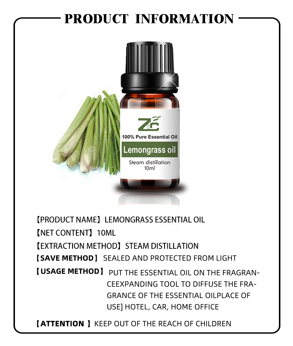 Fresh Lemongrass Essential Oil for Soap Making