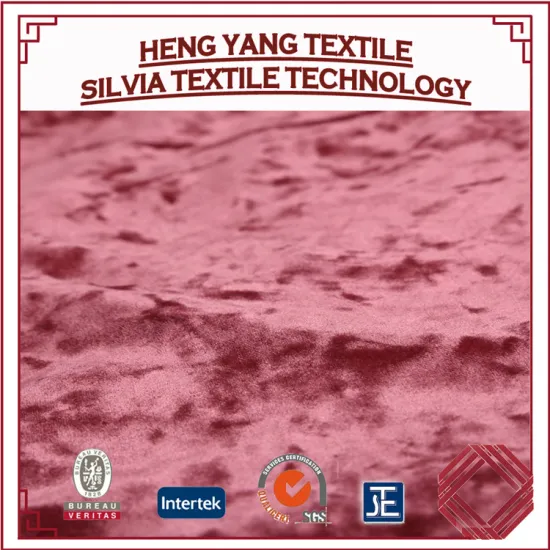 Shiny embossed velvet sofa fabric/sofa cover in China manufacture