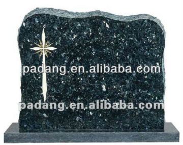 Granite blue tombstone