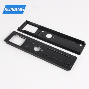 Custom made aluminum control panel car audio amplifier front panel custom stamping parts