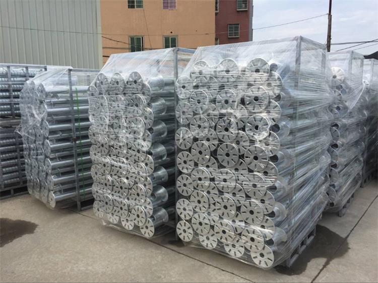 galvanized flange screw pile