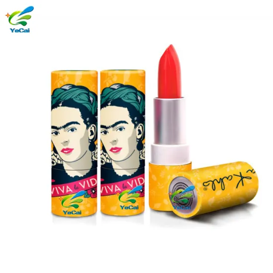 2018 Hot sale name brand lip balm paper tube , custom lipstick paper packaging box