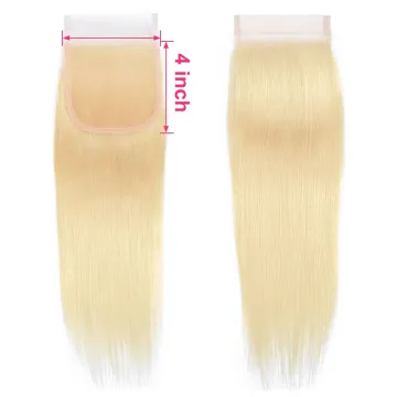 Wholesale 613 Cuticle Aligned Virgin Hair,Russian Blonde Virgin Human Hair Bundles With Closure,4x4 5x5 13x4 13x6 Lace Closure