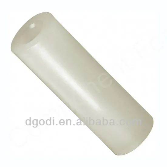 white nylon round plastic spacer