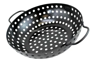 Unique Grill Wok with Handles